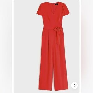 j crew short-sleeve wrap jumpsuit